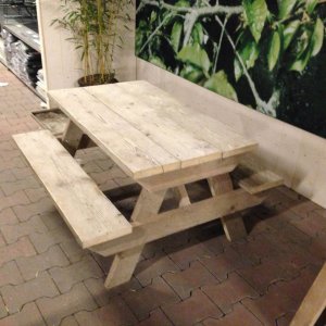 Picknick tafel van steigerhout